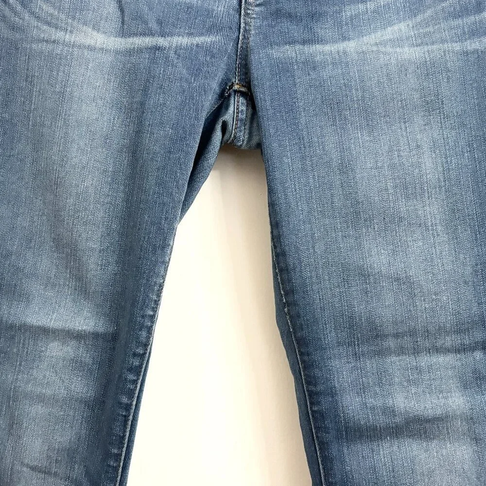 High Rise Madewell Medium Blue Denim Skinny Roadtripper Jeans - sz 27 - Picture 2 of 13